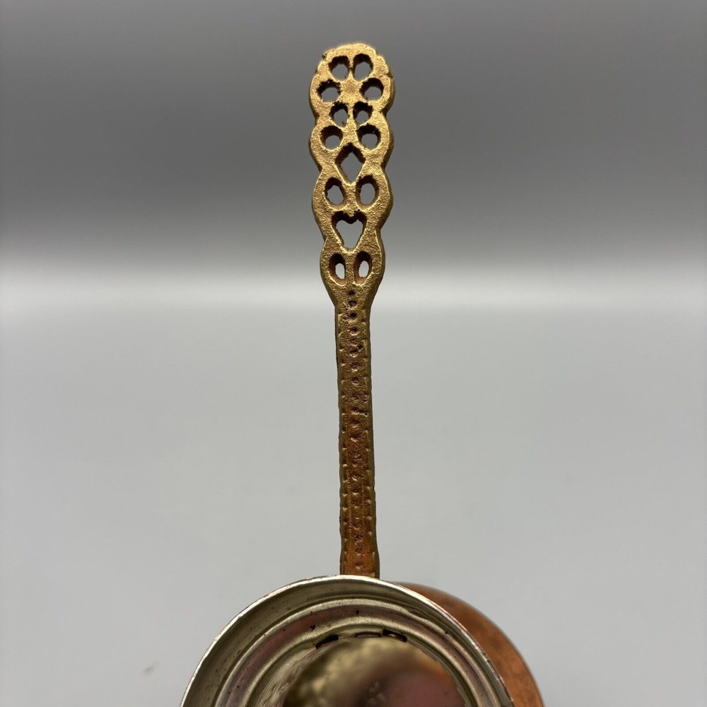 Antique Copper Coffee Pot Decorated Handle Turkish Coffee - Picture 8 of 8